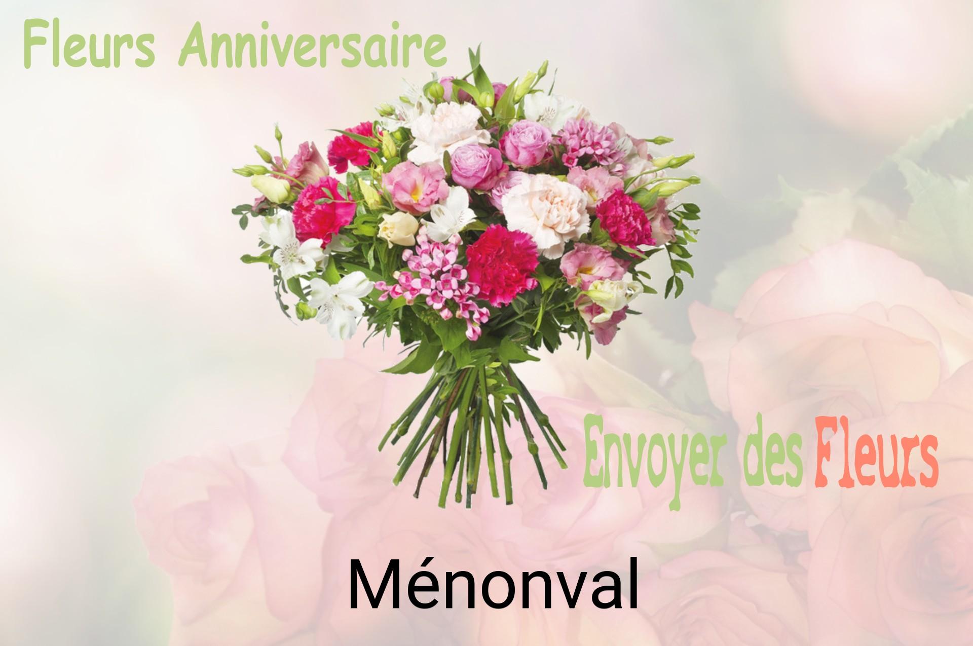 Bouquet de fleurs d’anniversaire livré à Ménonval
